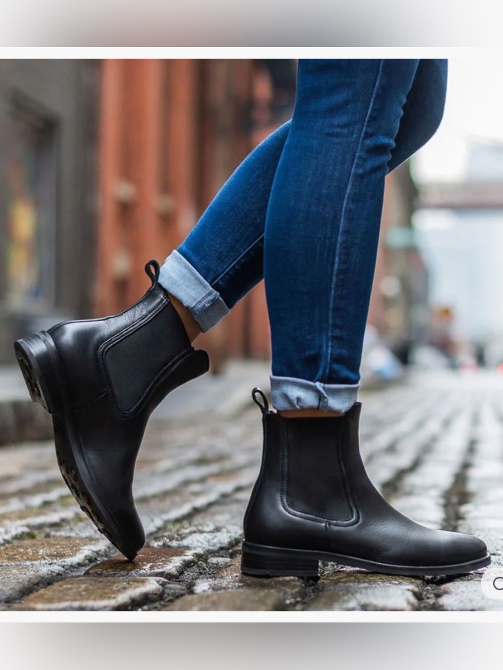 Thursday Boot Co. Women’s Duchess Black Leather Chelsea Boots Size 8.5